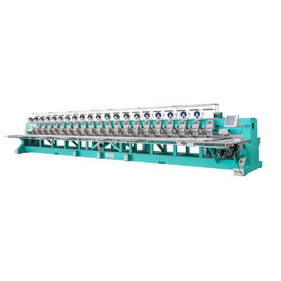 Perlindungan Terlalu Panas 6 Sequins Mesin Sulaman Multi Kepala 9 Jarum