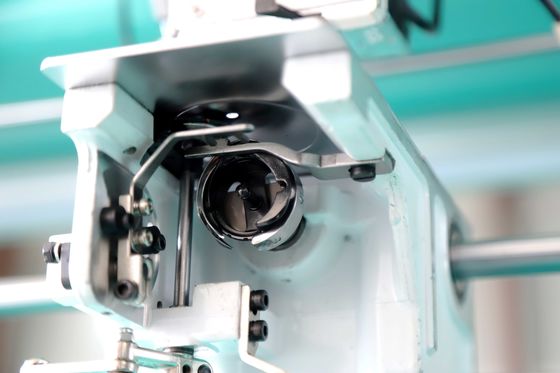 9 jarum 18 Kepala Mesin bordir datar Kecepatan tinggi Dengan Titanium Alloy Hook