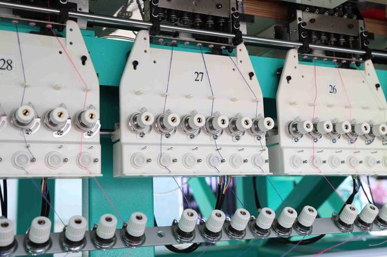 1000RPM Mesin Sulaman Chenille 6 Jarum 15 Kepala Mesin Sulaman Otomatis Komputerisasi