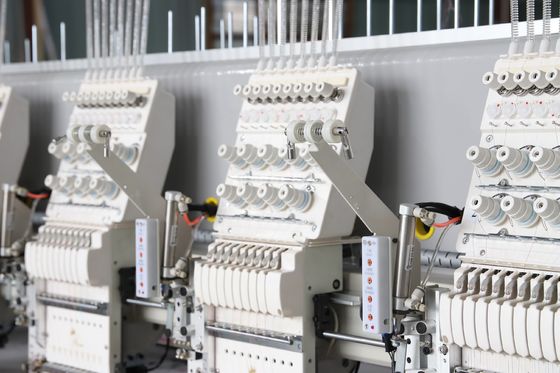 Safety Sequin Attachment Embroidery Machine, Multi Needle Embroidery Machine 28 Kepala