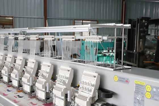 Safety Sequin Attachment Embroidery Machine, Multi Needle Embroidery Machine 28 Kepala