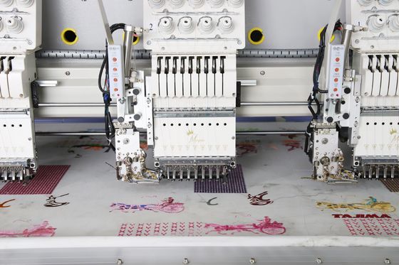 20 Kepala Sequins Komputerisasi Mesin bordir Perlindungan Terlalu Panas