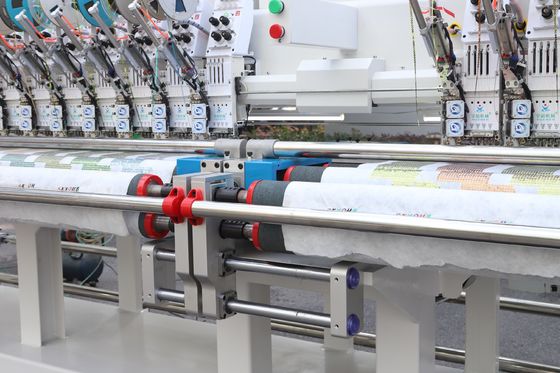 Komputer Double 22 Kepala Empat Jarum Mesin bordir awet