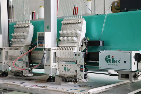 12 Kepala Laser Cutting Mesin Sulaman Komputerisasi 10.5M*2.3M*1.25M