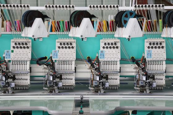 4 Sequins Mesin Sulaman 9 Jarum Komputerisasi Mesin Sulaman Industri