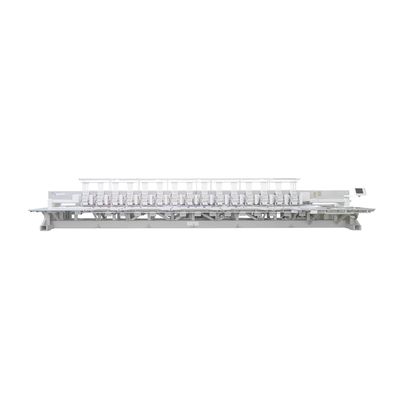 Multifunction 15 Kepala Mesin Sulaman Handuk Dengan Komputer Flat Sulaman