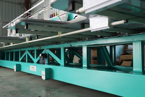 Mesin komputer bordir Sequin tunggal 15 jarum 10 kepala