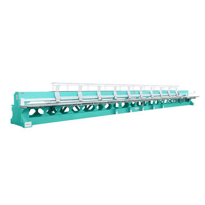 Flat Computerized High Speed Embroidery Machine Custom Dengan Kepala Kunci Motor 1200RPM