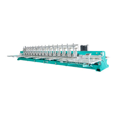 Mesin bordir otomatis komputer laser cutting 15 kepala Cording bordir mesin