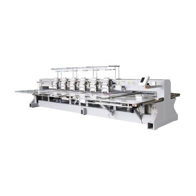 Mesin High Speed 6 Heads Computer Sequin Embroidery Dengan Fungsi Cording Embroidery